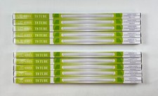 Juego de 10 luces de tubo LED T8 2 pies 23,5" 10 W luz diurna 5000K G13 derivación de lastre