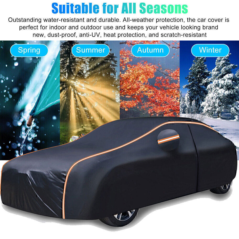 Buy Car Cover Waterproof Outdoor Sun UV Snow Dust Rain Resistant Protection S~XXL In HongKong, China - Foto 9