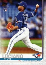 2019 Topps Update Series #US74 Elvis Luciano RC Toronto Blue Jays