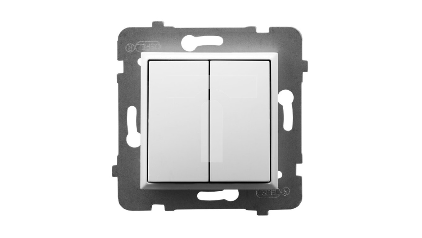 ARIA All-or-part switch, white, ŁP-2U / m / 00 /T2UK
