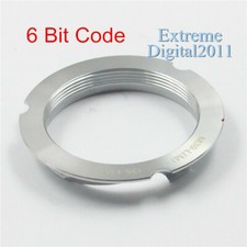 Adattatore codice 6 bit M39-LM 35-135 mm per obiettivo a vite Leica M39 LTM a Leica M M6 M8