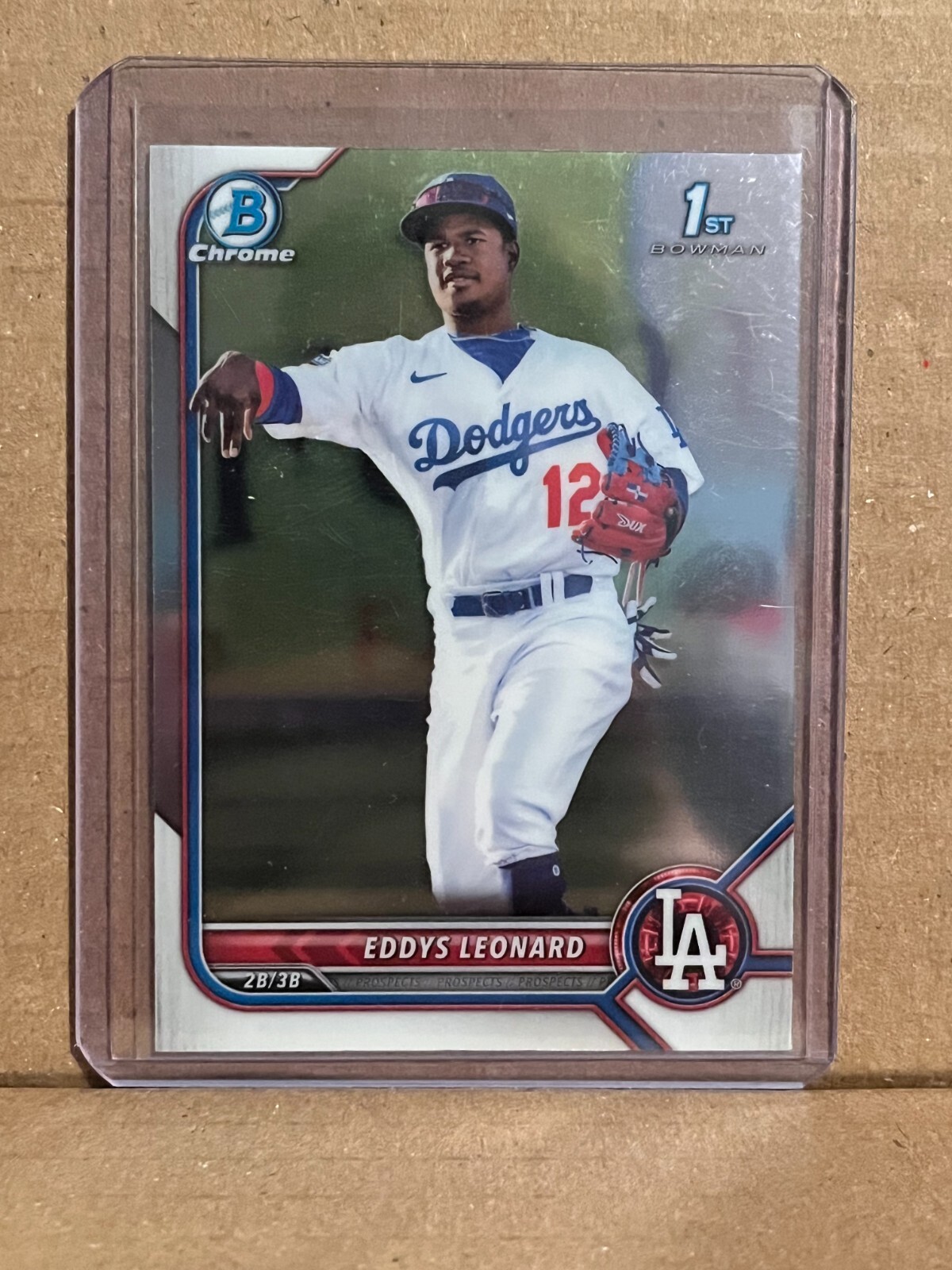 Eddys Leonard 2022 Bowman Chrome 1st BCP-57