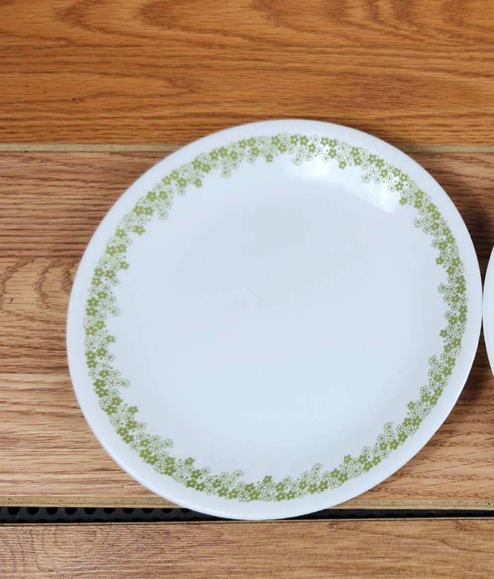 Corelle Spring Blossom Green Salad Plates Set Of Floral