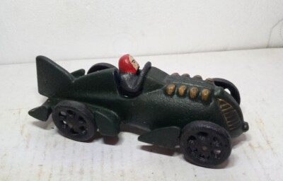 Race Car Cast Iron Hubley Collectible  Office Home Decor