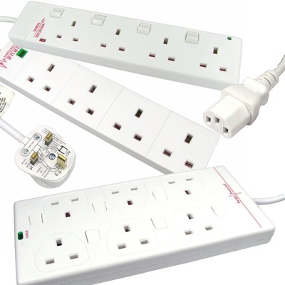 4G Gang Way Extension Lead 13A Switched 1 2 3 5 10 15 Metre