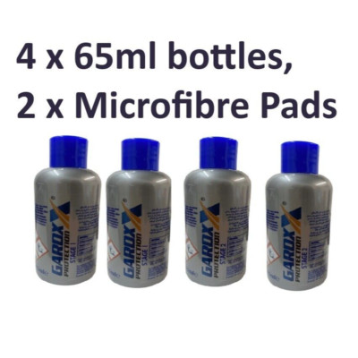 Original GardX 2 Stufen Profi Autolackbehandlung. 4 x 65ml und Pads
