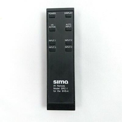OEM Original Sima IR Remote Control Model SRC-1 -  For Audio/Video Switch SVS-4