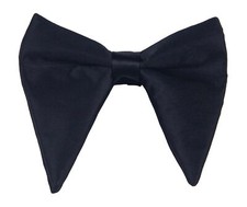 Mens Oversized Satin Silk Bow Tie Solid Color Formal Tuxedo Big Bowtie High Qual