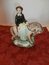 ANTIQUE STAFFORDSHIRE WARE THE PRINCESS ENGLAND 1850 ROYAL HORSE VICTORIA