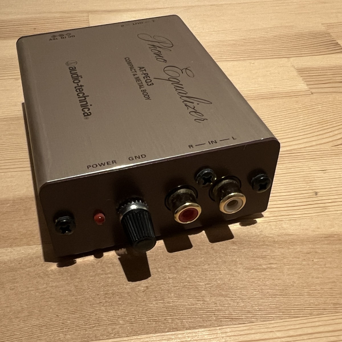 W3454B☆audio-technica AT-PEQ3 フォノイコライザー オーディオ