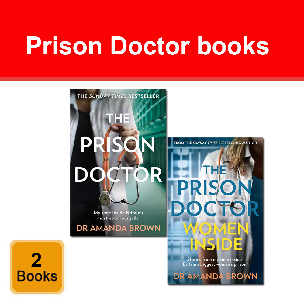 Amanda Brown Prison Doctor  2 Books Collection Set Prison Doctor Women Inside