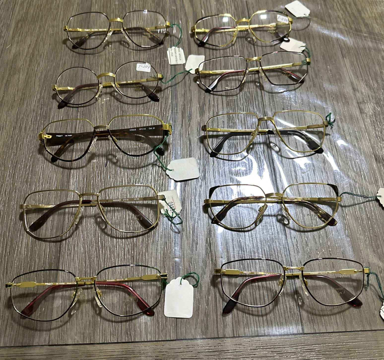 BULK Eyewear Lot Frame Authentic Maxims De Paris Lunettes Eyeglass Spectacle