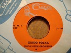 CUCA 45 RECORD J-1466/ UNCLE OZZIE/GUIDO POLKA/COPENHAGEN WALTZ/ NR MINT — photo 1