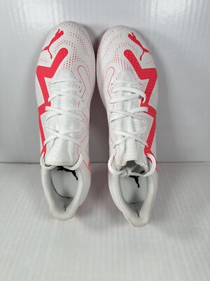 Puma Future Play FG/AG White Pink Soccer Cleats Mens Size 12  display picture 1