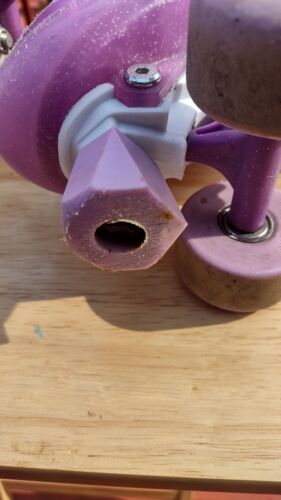 Used Derby 54mm Kids Girls Beginner L (3-6) with Small nutcase helmet - Picture 9 of 19