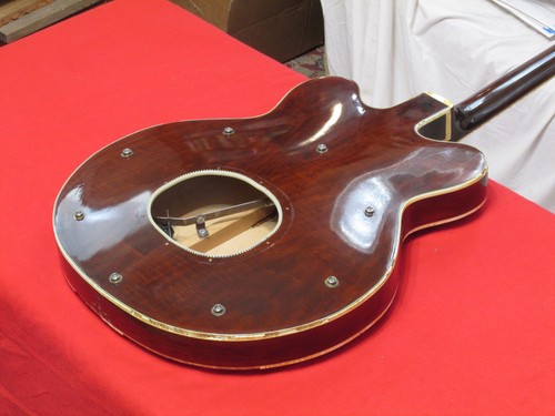 Vintage 1967 Gretsch 6122 Chet Atkins Country Gentleman Guitar Body Neck w/ Case - Picture 8 of 24