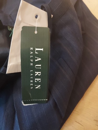Lauren Ralph Lauren donna taglia 8 Madison abito pantaloni blu navy lana nuovo con etichette prezzo al pubblico $148 - Foto 7 di 9