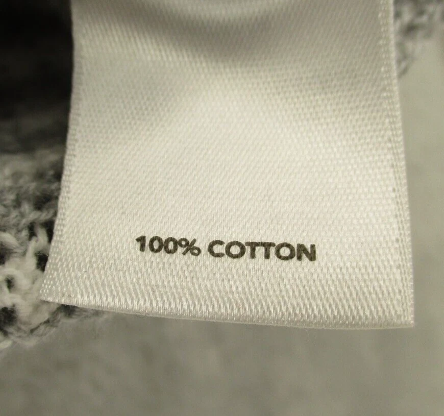 Sudadera con Capucha Caslon Cremallera Completa Para Mujer XS Blanca Gris Rayas Algodón Transparente Foto 3 de 4