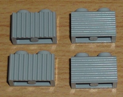 Lego 10 Stück Dachstein geriffelt in blau 18 2 x 1 x 2//3 Schrägsteine 61409 Neu