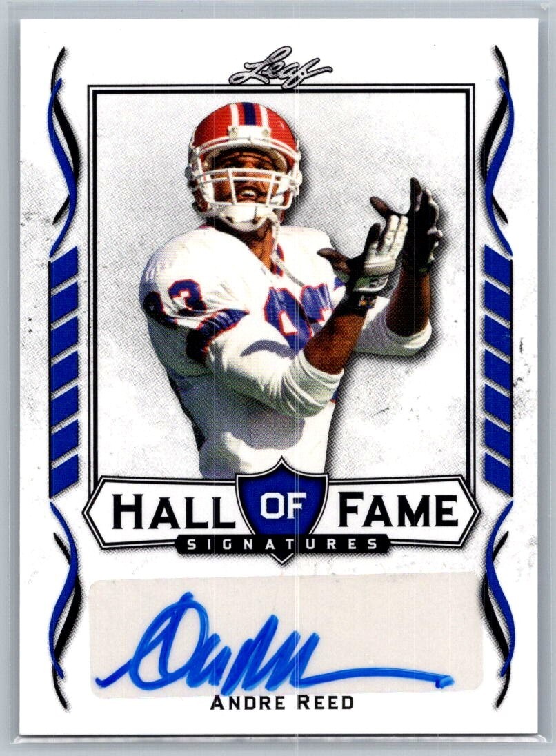 2021 Leaf Signature Andre Reed Hall of Fame Signatures Autograph #HOF-AR1 Bills