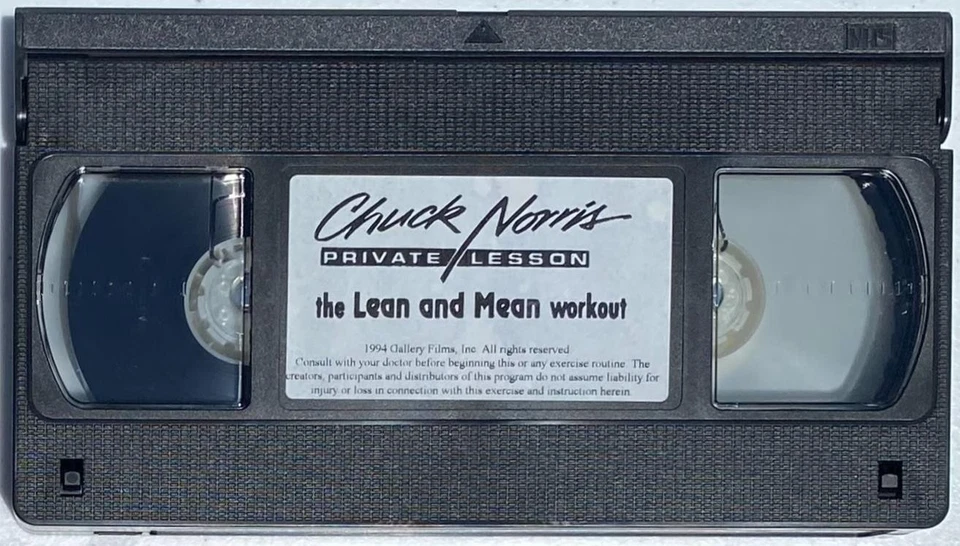 CHUCK NORRIS Private Lesson VHS VIDEO TAPE Martial Arts Fitness RARE ORIGINAL - Image 4 of 4