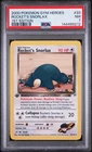 2000 Pokemon Gym Heroes Rocket's Snorlax 1st Edition PSA 7 33/132