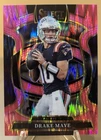 2025 Panini Select - Concourse Drake Maye #80 Pink Shock Prizm Patriots