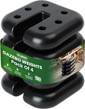 Gazebo Weights Heavy Duty Cement Filled Tent Leg Weights Canopy Base Anchor 4PCS