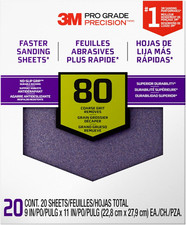 3m Advanced Sandpaper 20 Sheets 80 Grit 3m Pro Grade Precision Features No-s 3m Advanced Sandpaper 20 Sheets 80 Grit 3m Pro Grade Precision Features No-s