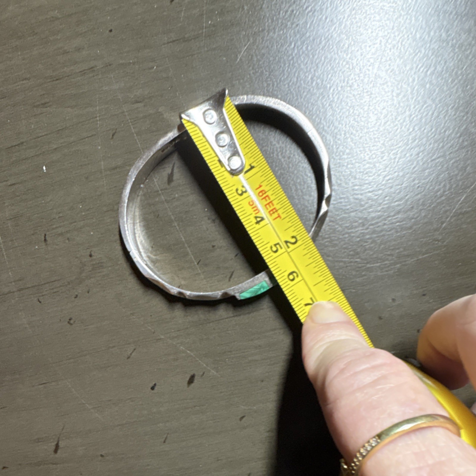 Silver Bangle Bracelet with Rectangular Green Mal… - image 4