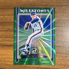 Donruss 2025 Green Laser Parallel Milestones Insert Tom Seaver Mets 311 Wins #4