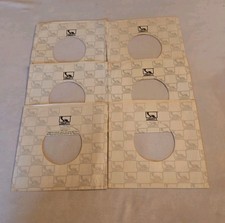 45 RPM 7" RECORD SLEEVES CO. SLEEVE 6 PACK SEE PHOTOS Liberty Records SLV316