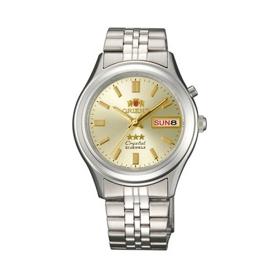 ORIENT: Mechanical Classic Tristar Watch, Champagne Dial   36mm (SEM0301UC8)