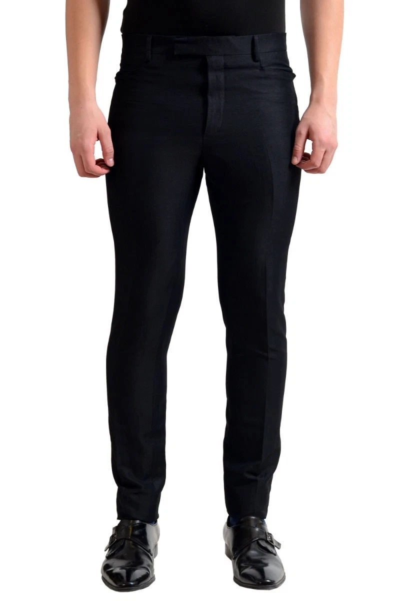 Lanvin — Lanvin Men's Black Casual Pants US 30 32