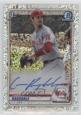 2020 Bowman Draft Chrome Picks Sparkle Refractor 36/71 Carson Ragsdale Auto 04tz