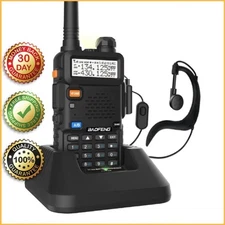 NEW Baofeng DUAL BAND TWO WAY DIGITAL HANDHELD RADIO SCANNER  VHF FM EMS
