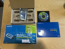Cisco Linksys WPC54G Wireless-G Notebook Adapter CardBus Adaptor Card Laptop PC