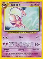 Espeon - 1/75 - Pokemon Neo Discovery Unlimited Holo Rare Card WOTC HP on eBay