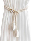 Curtain Tiebacks Tassel Tie-Backs, Rope Curtain Tie Backs Handmade Curtain Holdb