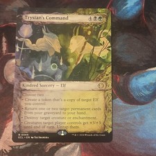 Magic: The Gathering Trystan's Command 344 ECL Sorcery Elf Green White Rare