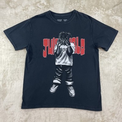 Vlone x Juice WRLD Man Of  The Year Black T-Shirt Men s Size L