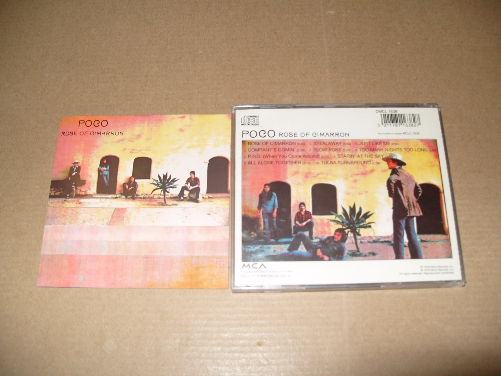 POCO Rose of Cimarron Music CD + INLAYS EXCELLENT+ CONDITION. (M5)