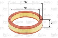 Valeo 585633 Luftfilter Passend FüR Fiat Lancia Zastava