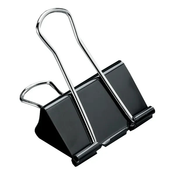 Foldback Clips  19mm  PACK of 12 Clips
