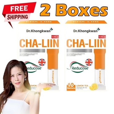 2X Cha-Liin Dietary Supplement Lemon Tea Flavor Weight Management Dr Khongkwan