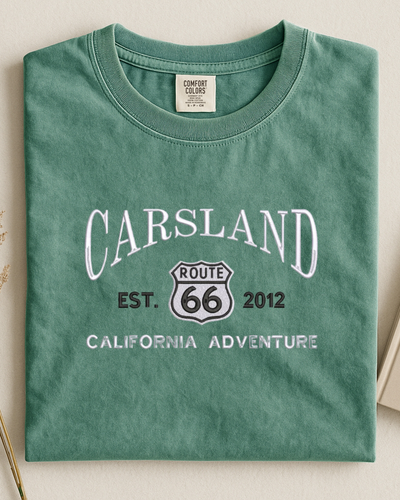 Embroidered Disney Carsland tshirt - Picture 6 of 9