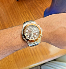 Sector 200 Chronograph Orologio Uomo Acciaio Quadrante Bronzo 100M
