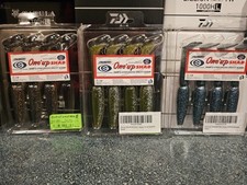 Lot of (3) SAWAMURA One Up Shad Soft Swimbait Paddle Tail 6" FREE SHIPPING