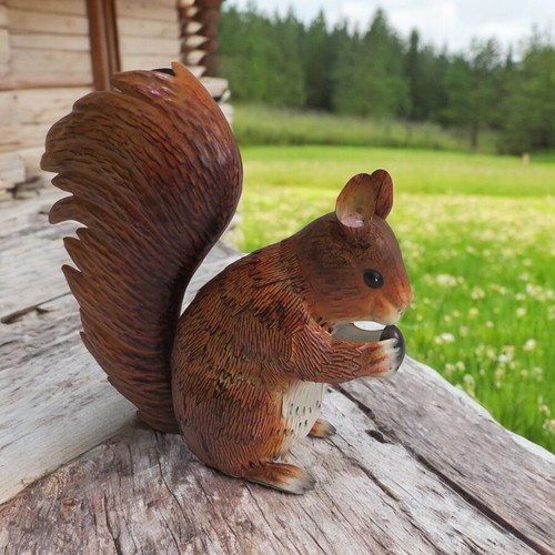 Epsom Metal Garden Animal Statues – Rabbit, Owl, Pheasant & Squirrel | Rustic - Picture 37 of 37