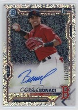 2021 Bowman Chrome Prospects Speckle Refractor 231/299 Brainer Bonaci Auto 02g9